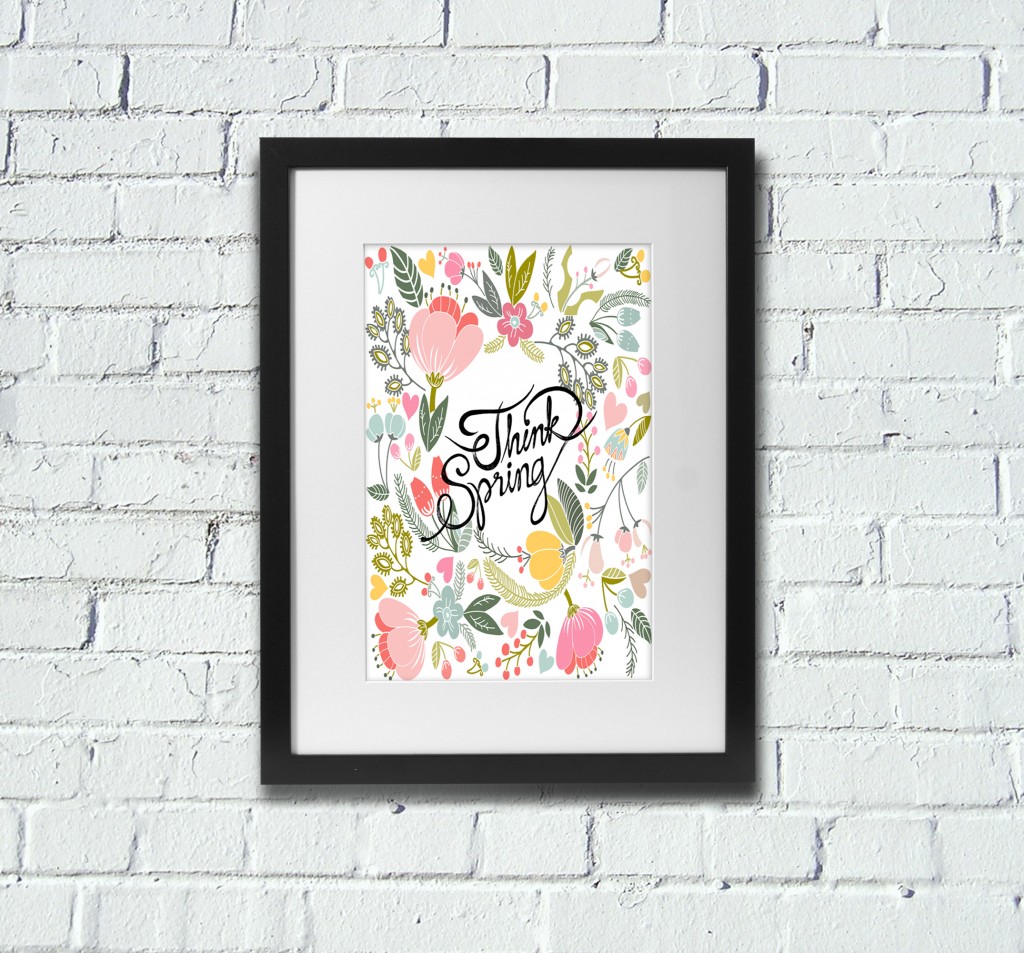 Free Printable Wall Art Spring Poster