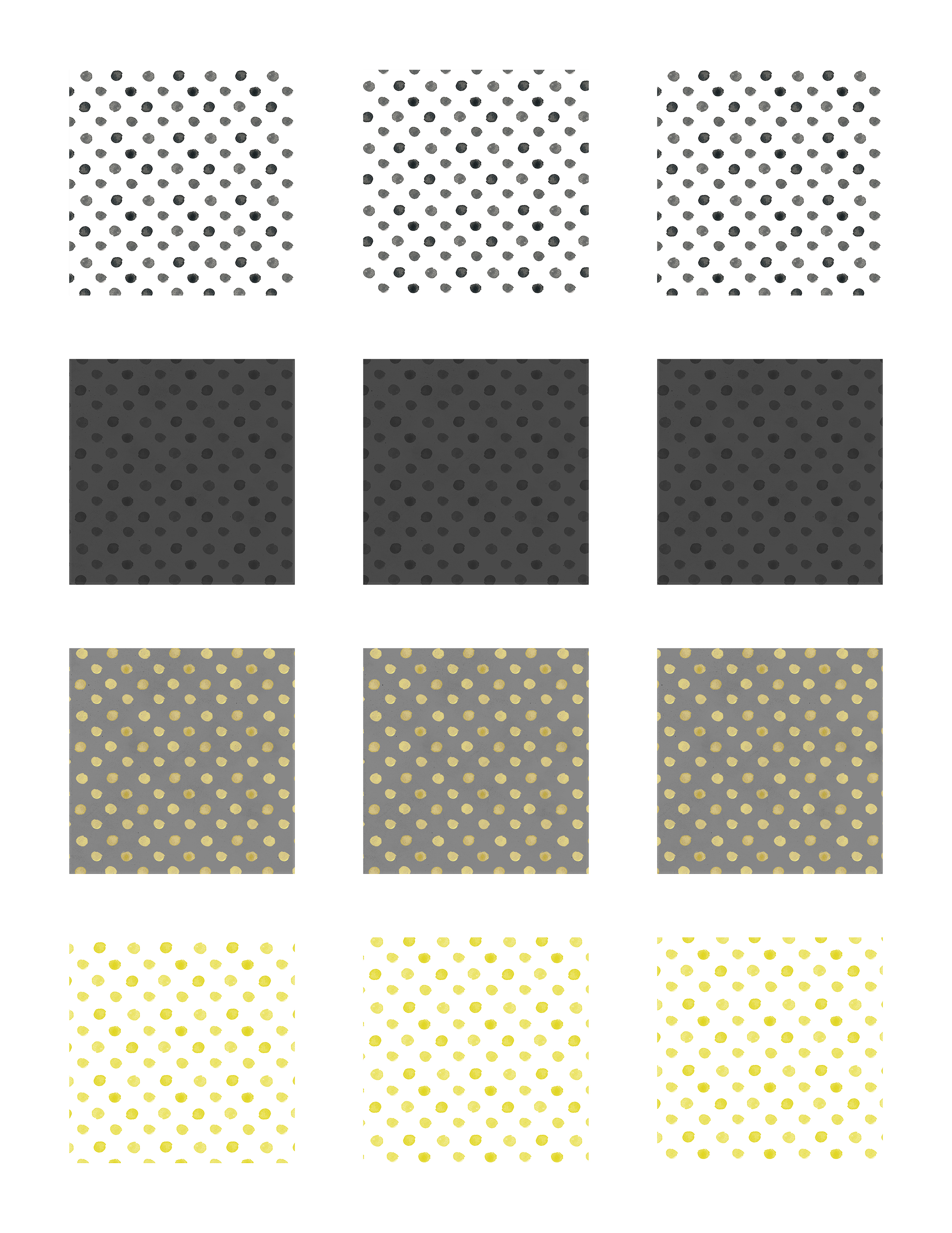 Free Printable Watercolor Polka Dot Label Stickers
