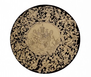 Free Vintage Clip Art Ornamental Circle Illustration