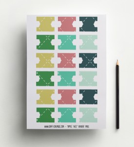 Divider Tabs - Apple Tree - Planner Printables