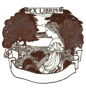 Vintage Book Plate Graphic