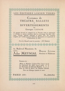 Free Vintage French Typography Advertisement
