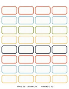 Free Printable Vintage Style Label Stickers