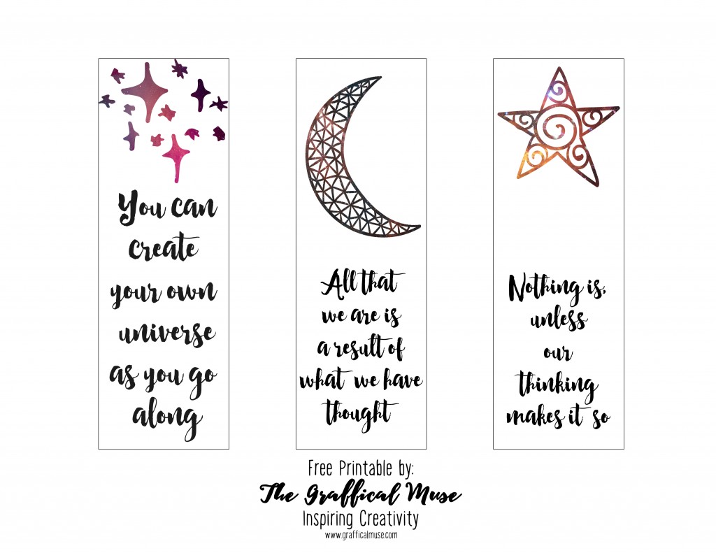 Free Printable Law of Attraction Bookmarks