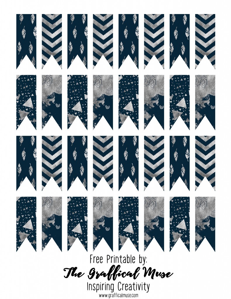 Free Printable Planner Stickers - Page Flags