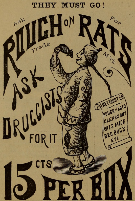 Free Printable Vintage Advertisements Rat Poison