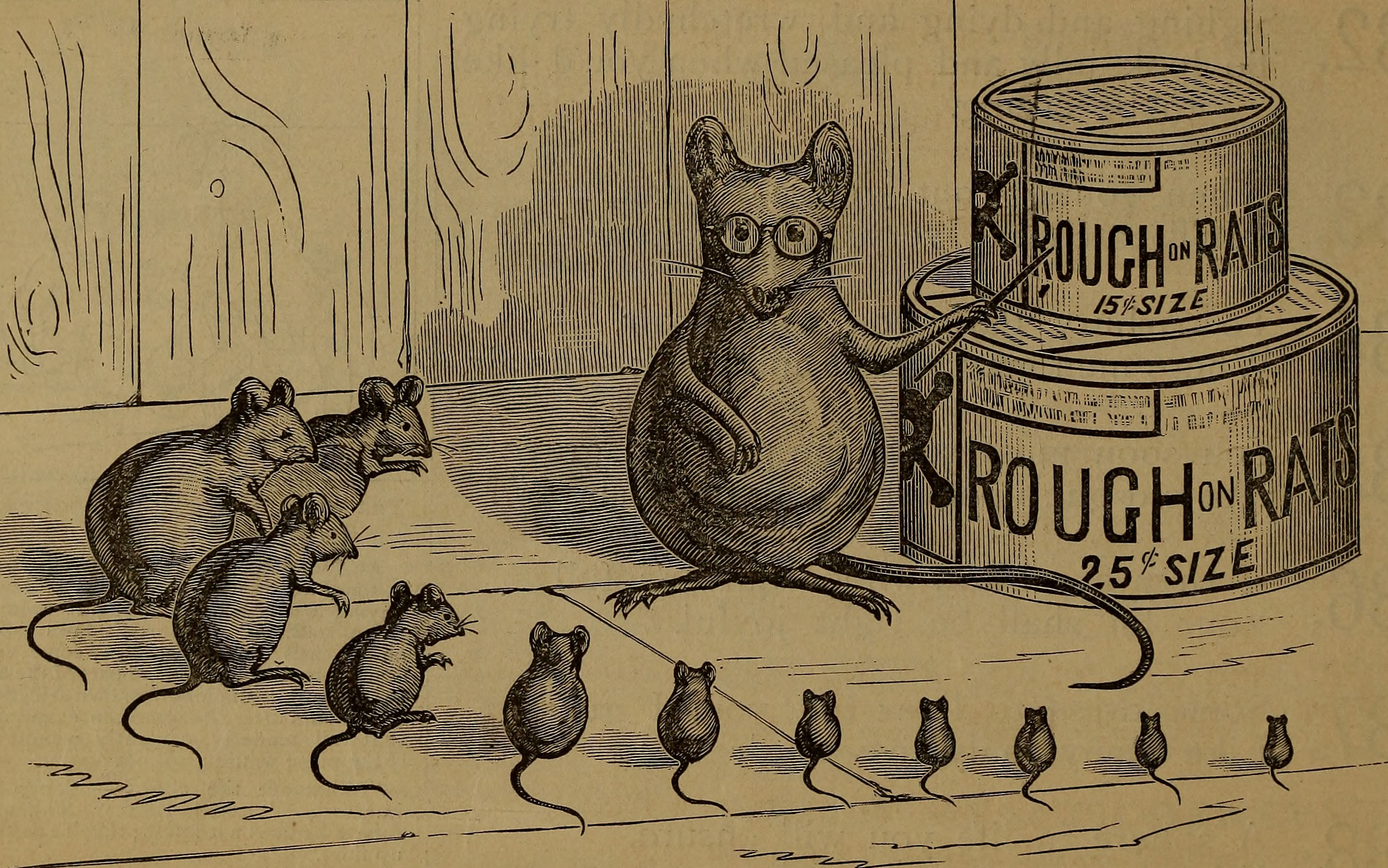 Free Printable Vintage Advertisements Rat Poison
